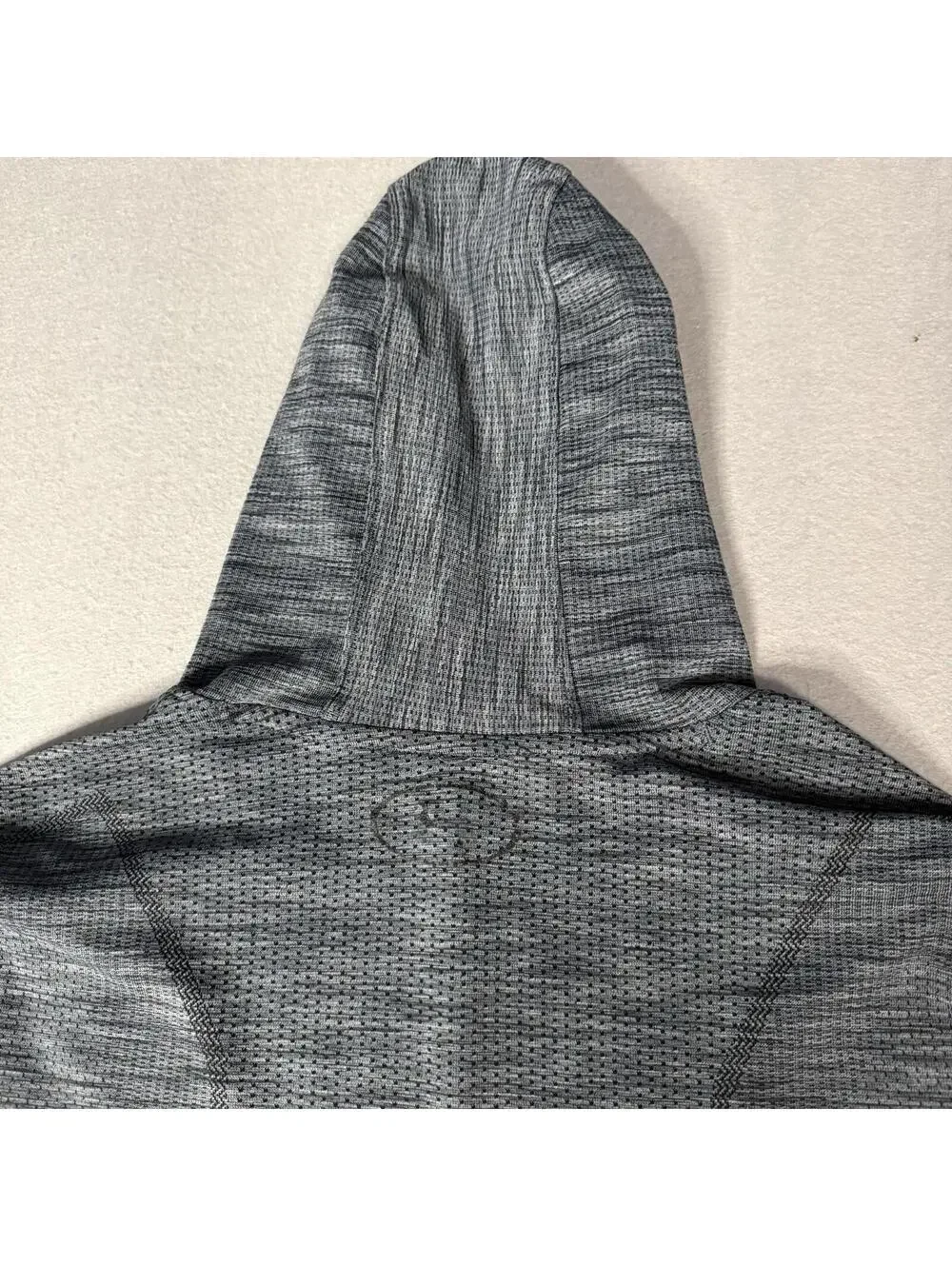 Under Armour Threadborne‎ HeatGear Hoodie Mens Small Blue Fitted Long Sleeve Top